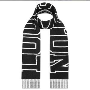 Louis Vuitton City Scarf | Wool Monogram Graphic | Black/White | OS